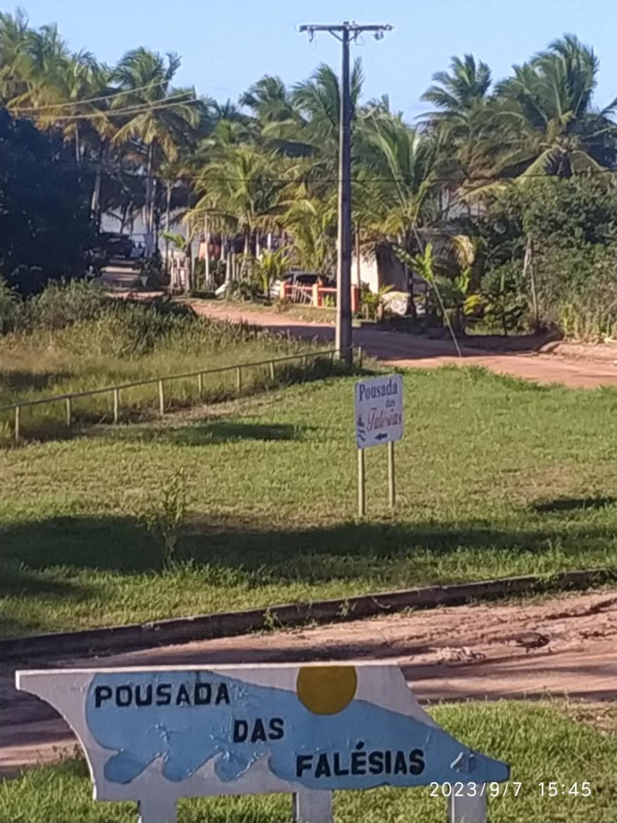 Pousada das Falésias Prado Exterior foto